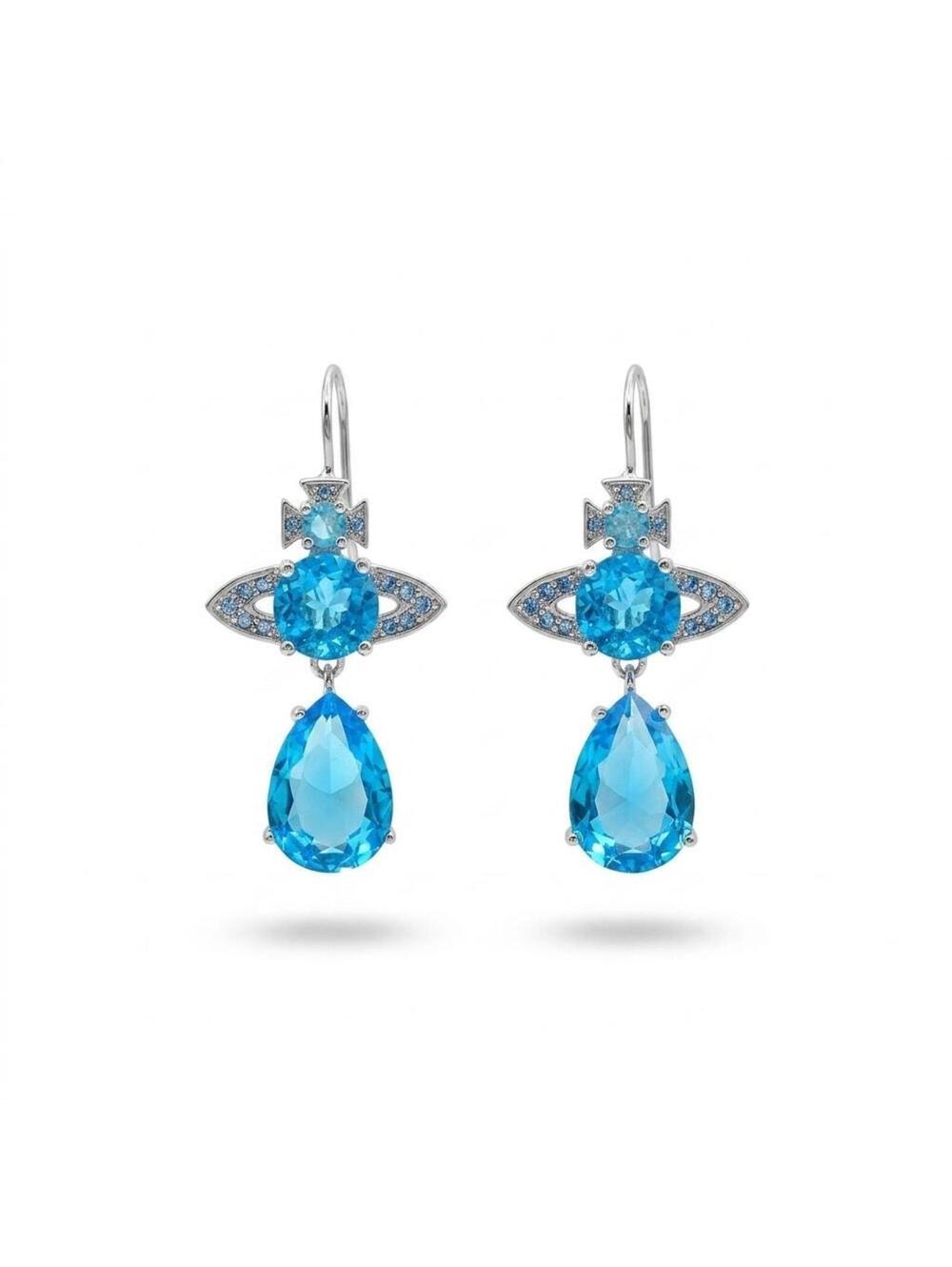 Vivienne Westwood Ismene Drop Earrings – Blue